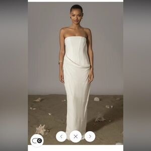 JLUXLABEL - IVORY JOURNEY LINEN MAXI DRESS